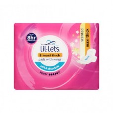 10'S LIL-LETS PAD MAXI THICK REG/SCENTED